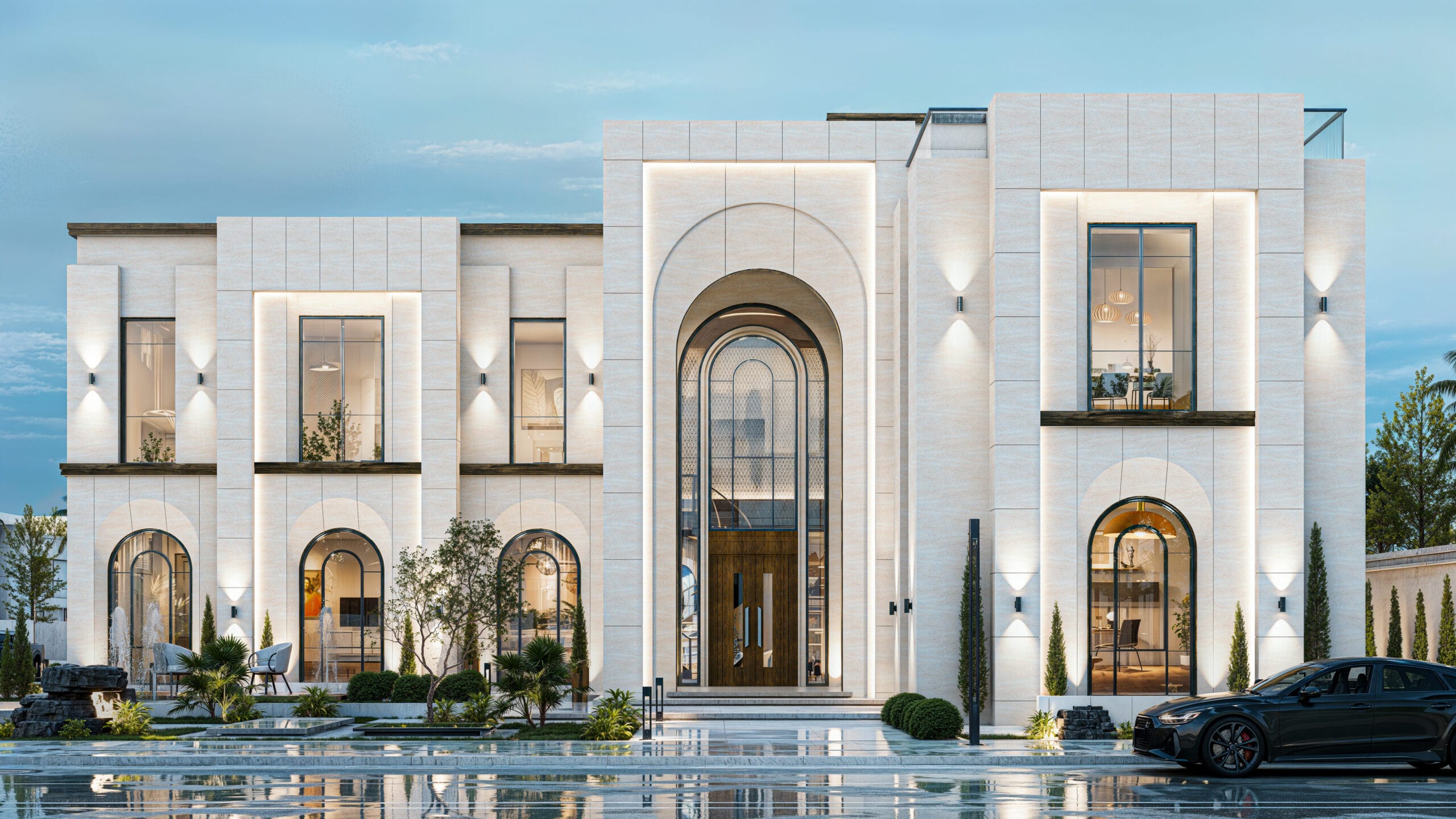 إشراف هندسي دقيق على مواقع البناء في جزيرة السعديات